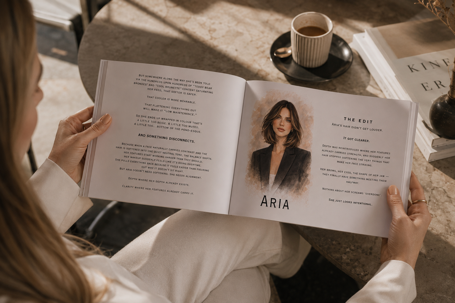 Open spread — Aria: a real-world edit story